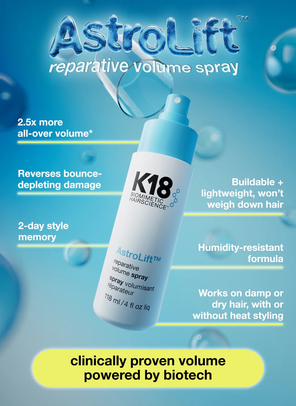 K-18-AstroLift™ reparative volume spray