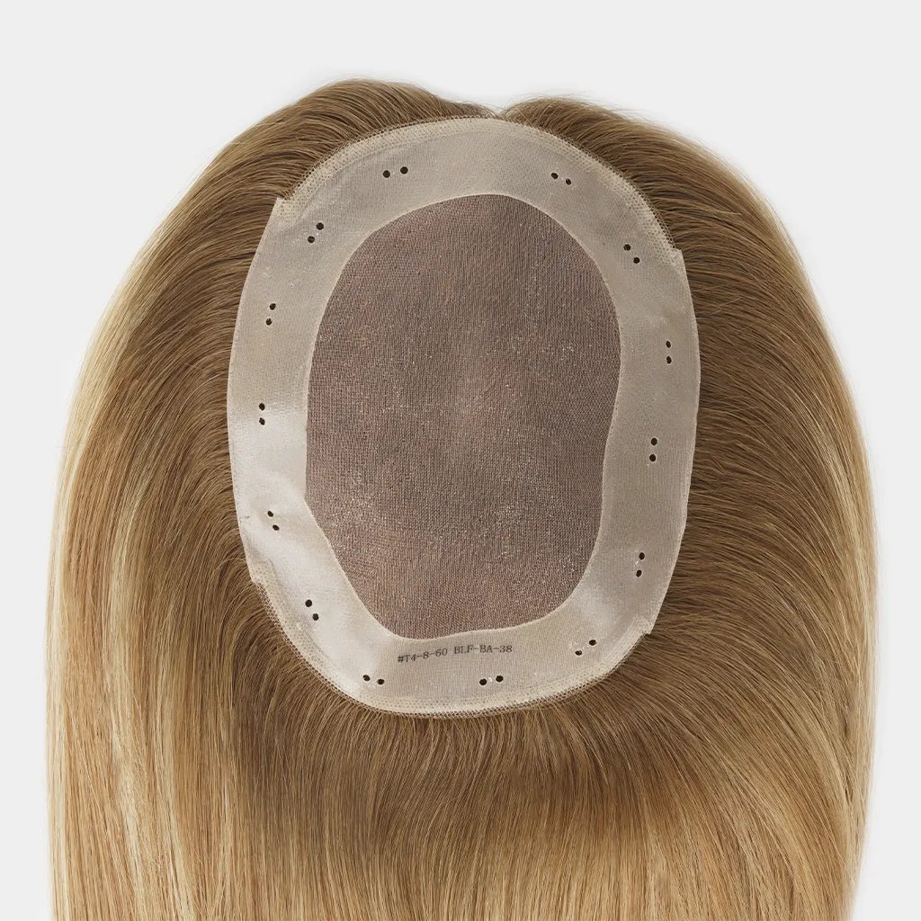 HALLIE Premium Hand-Tied Monofilament Hair Topper