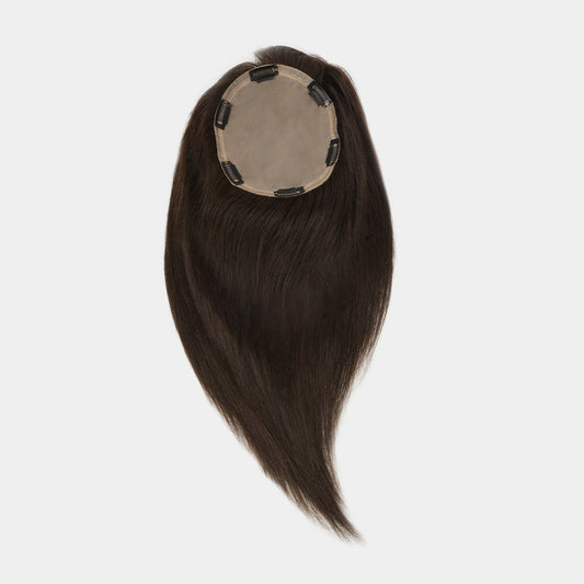 LYRA Clip-in Silk Top Human Hair Topper for Women