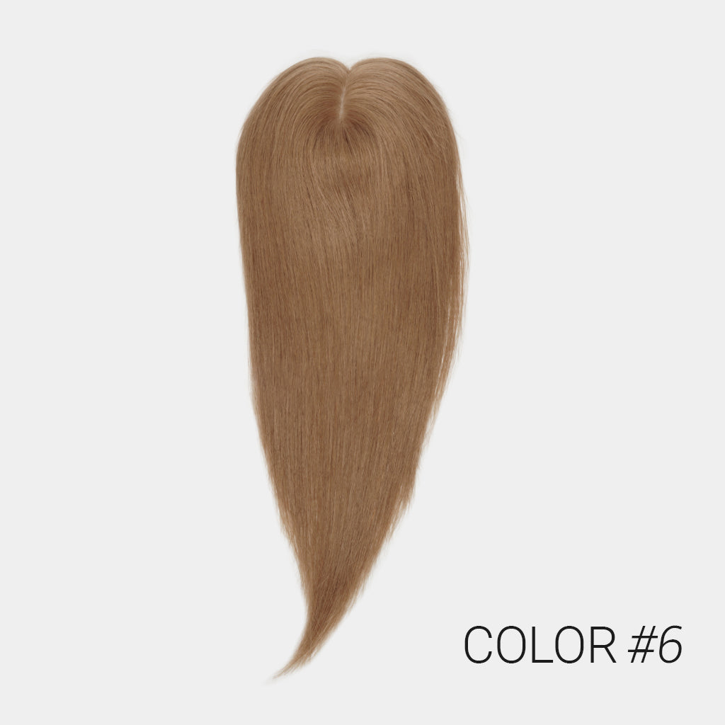 IRIS Silk Top Human Hair Topper with Lace Front