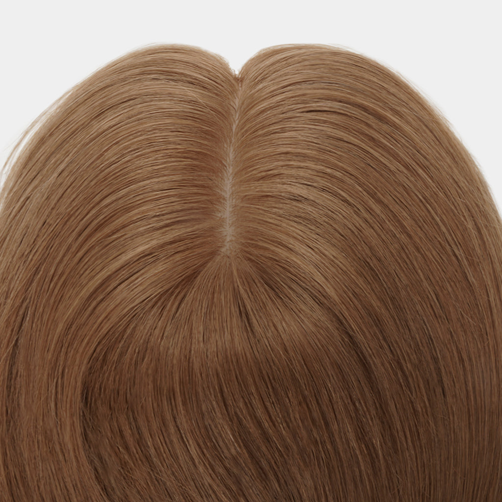 IRIS Silk Top Human Hair Topper with Lace Front
