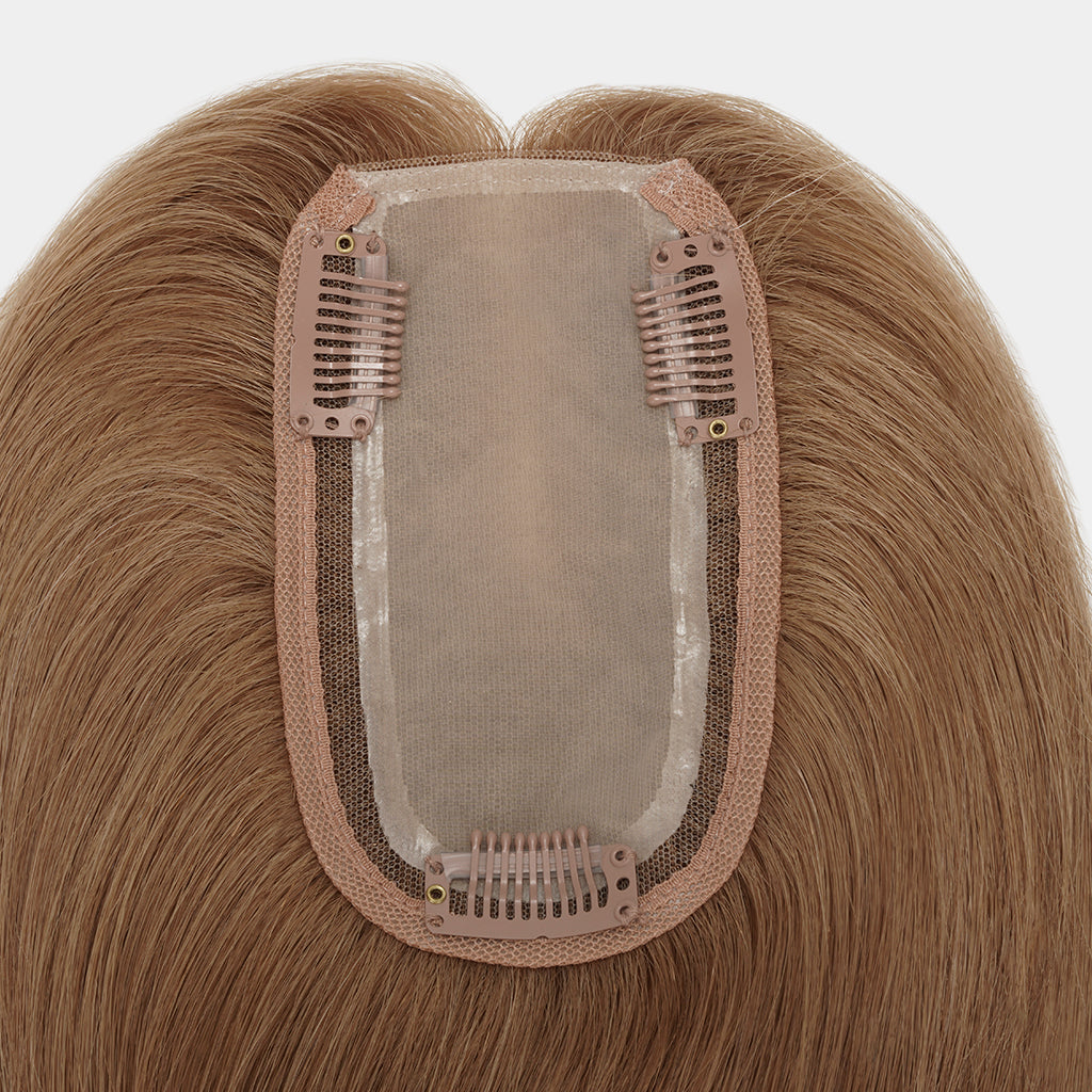 IRIS Silk Top Human Hair Topper with Lace Front