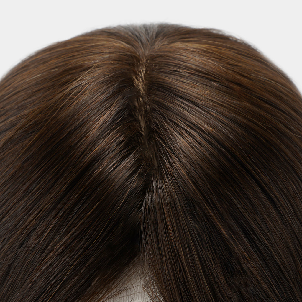 LYRA Clip-in Silk Top Human Hair Topper for Women