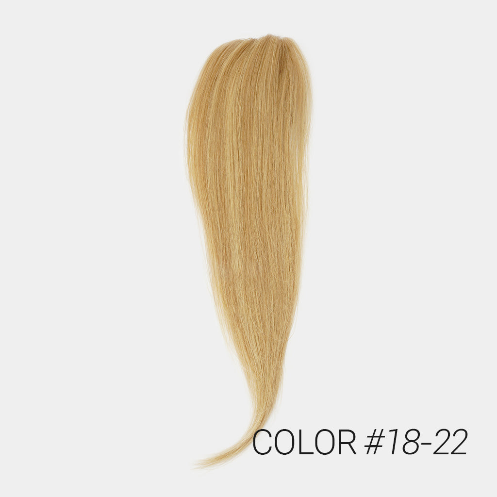 ELLA Silk Top Human Hair Topper with PU-Coated Perimeter for Thinning Hair
