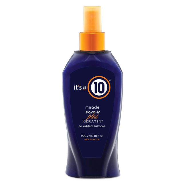 it's a 10-Miracle Leave-In Plus Keratin